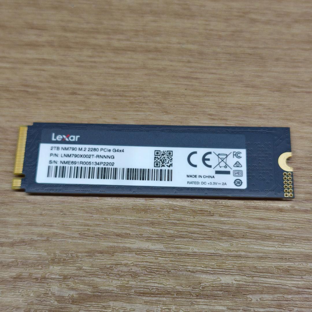 内蔵型SSD Lexar NM790 2TB M.2 SSD