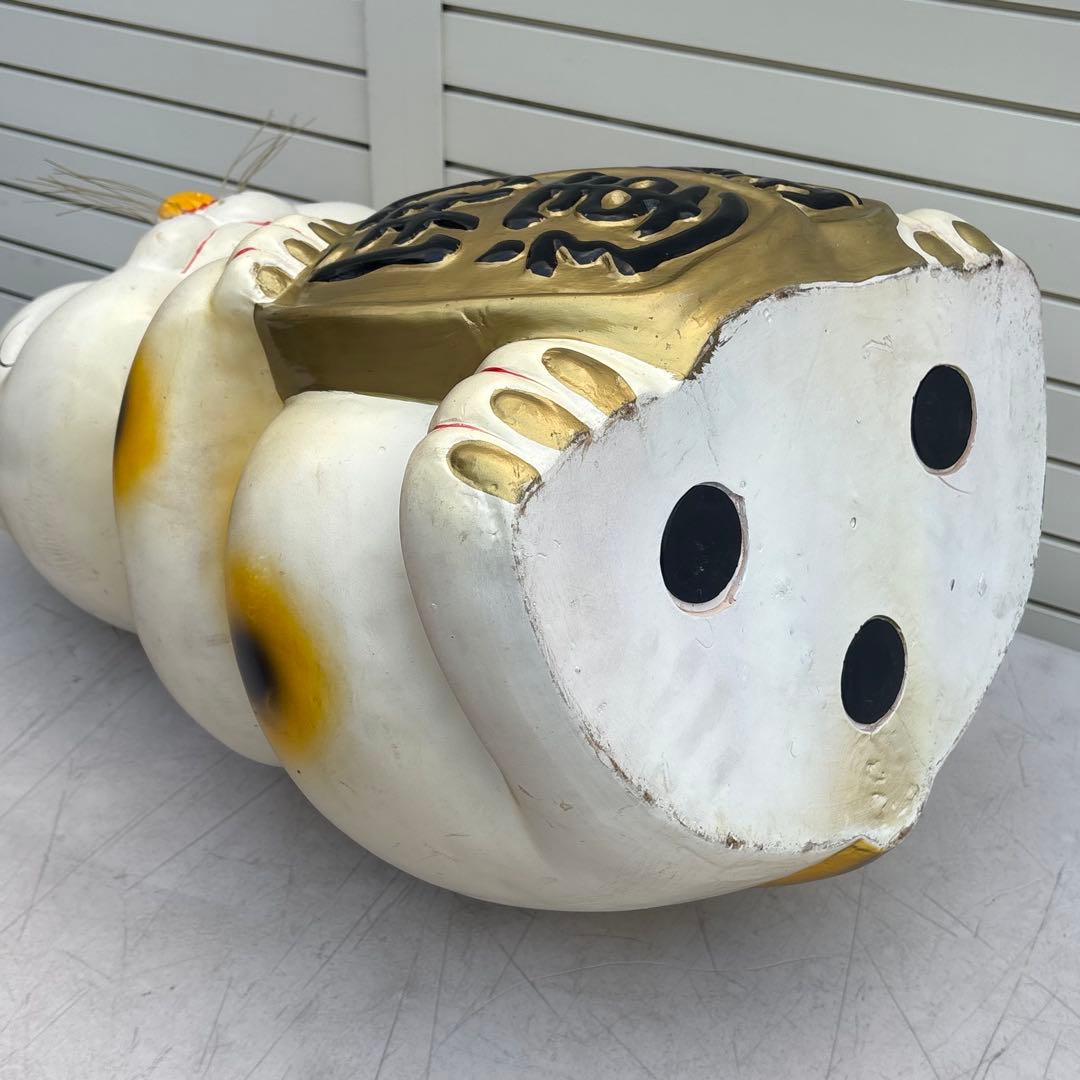 希少 縁起物◎昭和レトロ◎状態良◎開運 ビッグサイズ まねき猫◎