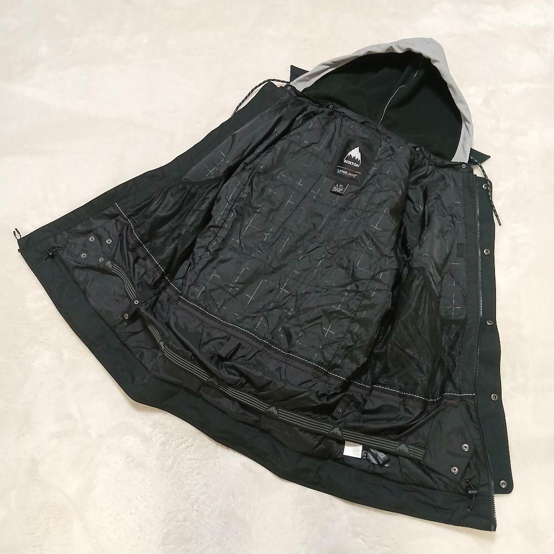 【極美品】BURTON サーモライト フードライナースノボジャケット ラバーロゴ