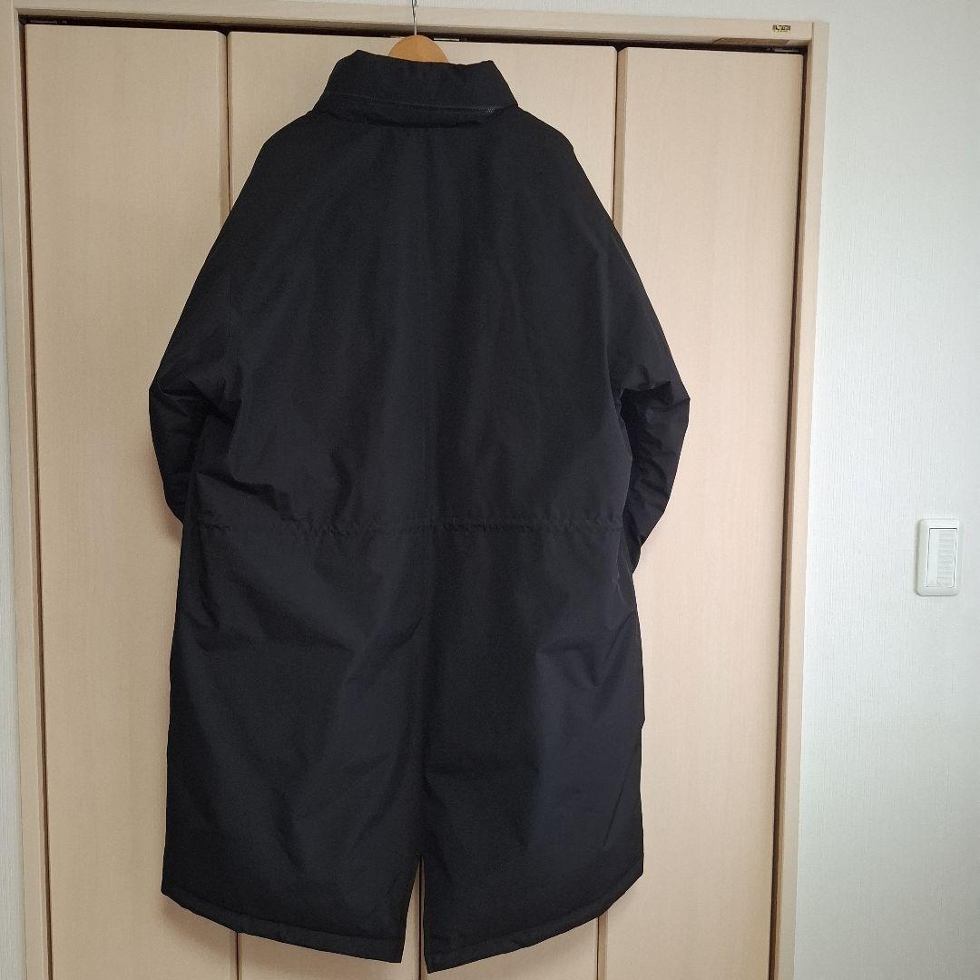 【新品未使用】GU ヒートパデッドモッズコート（ブラック）XXLサイズ
