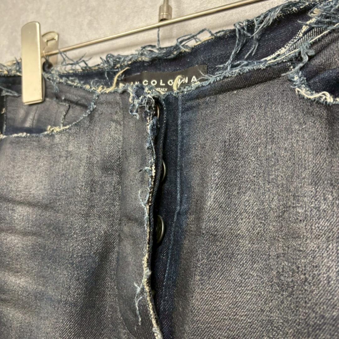 Y2K JEAN COLONNA ダメージデニム イタリア製 N2687