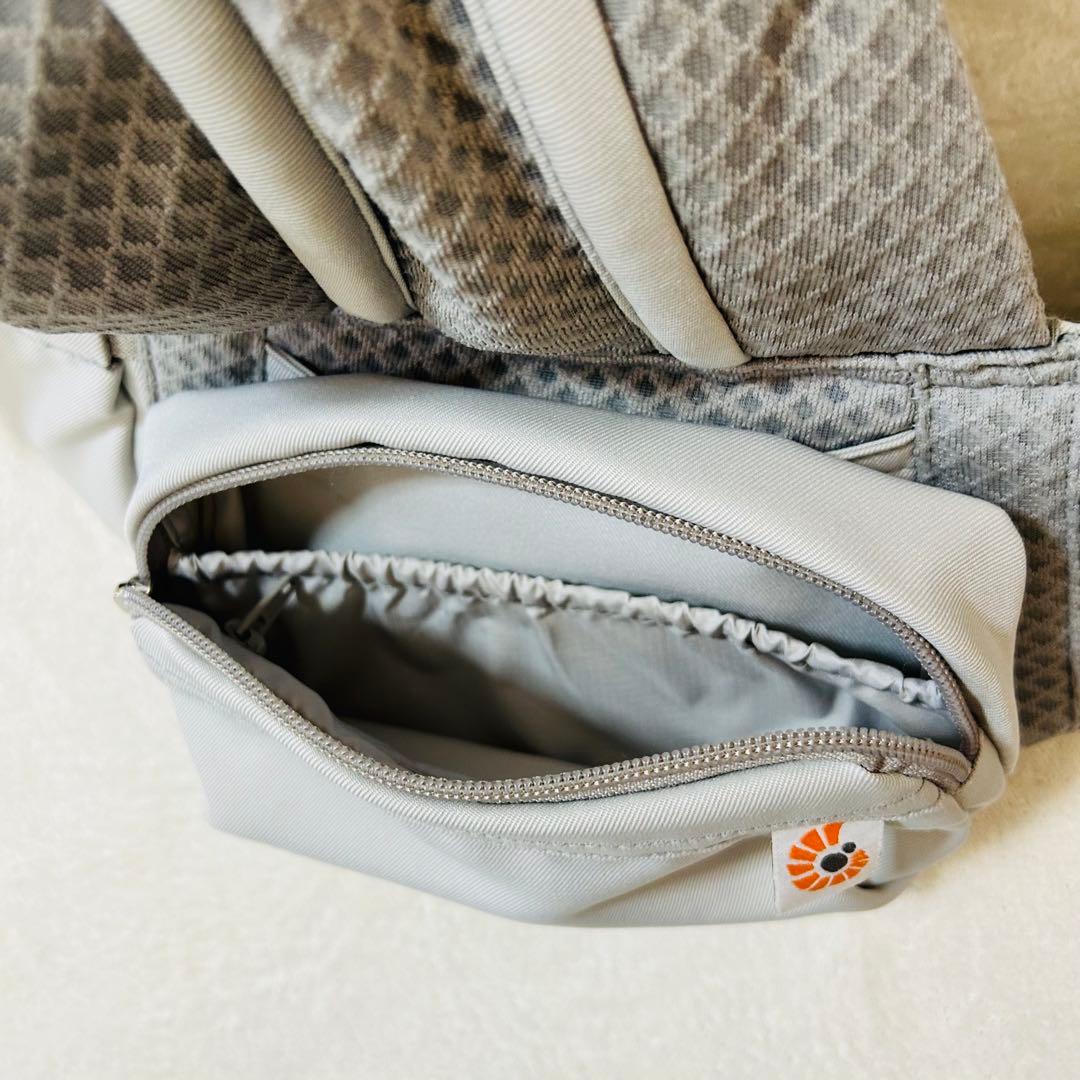 【新品同様⭐︎】エルゴベビー ErgoBaby オムニブリーズ　パールグレー
