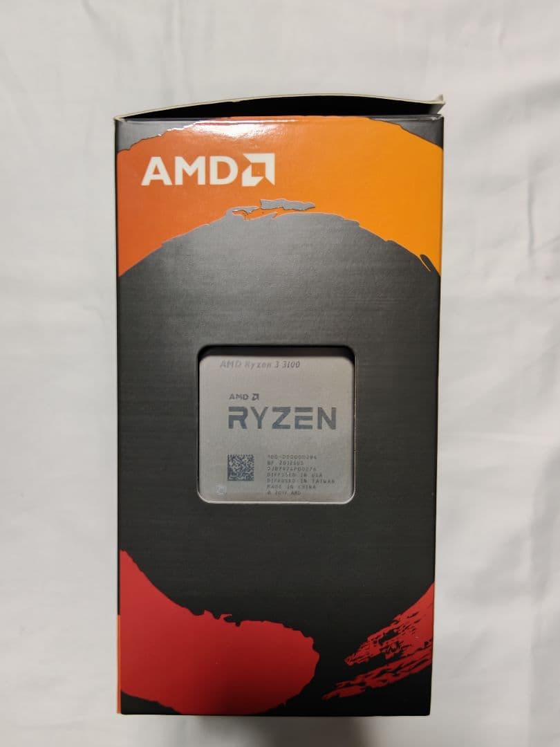 AMD Ryzen 3 3100 動作確認済み