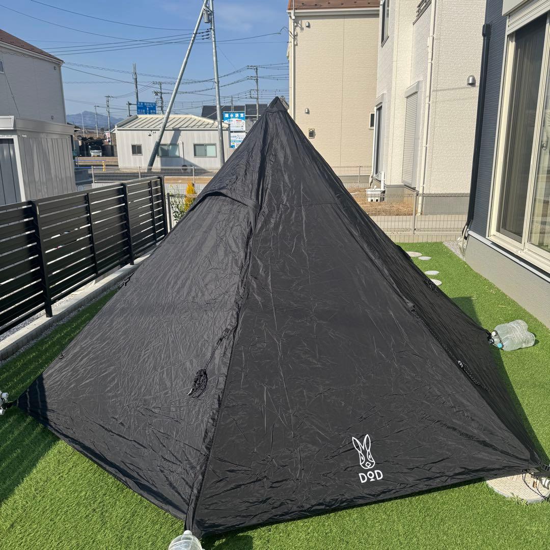 DOD ワンポールテントS ブラック 美品
