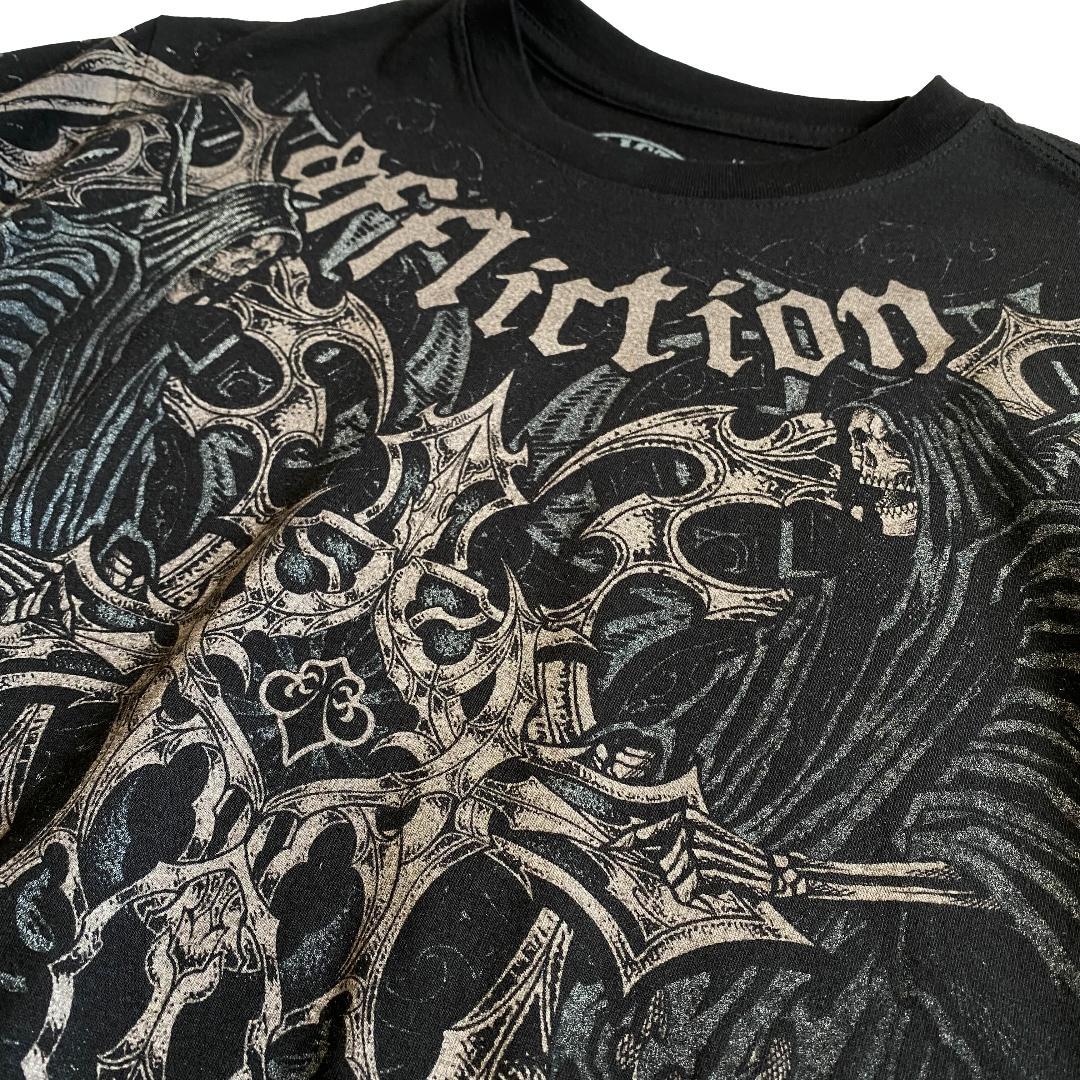 00s Affliction Haunted Passage USA製 Tシャツ