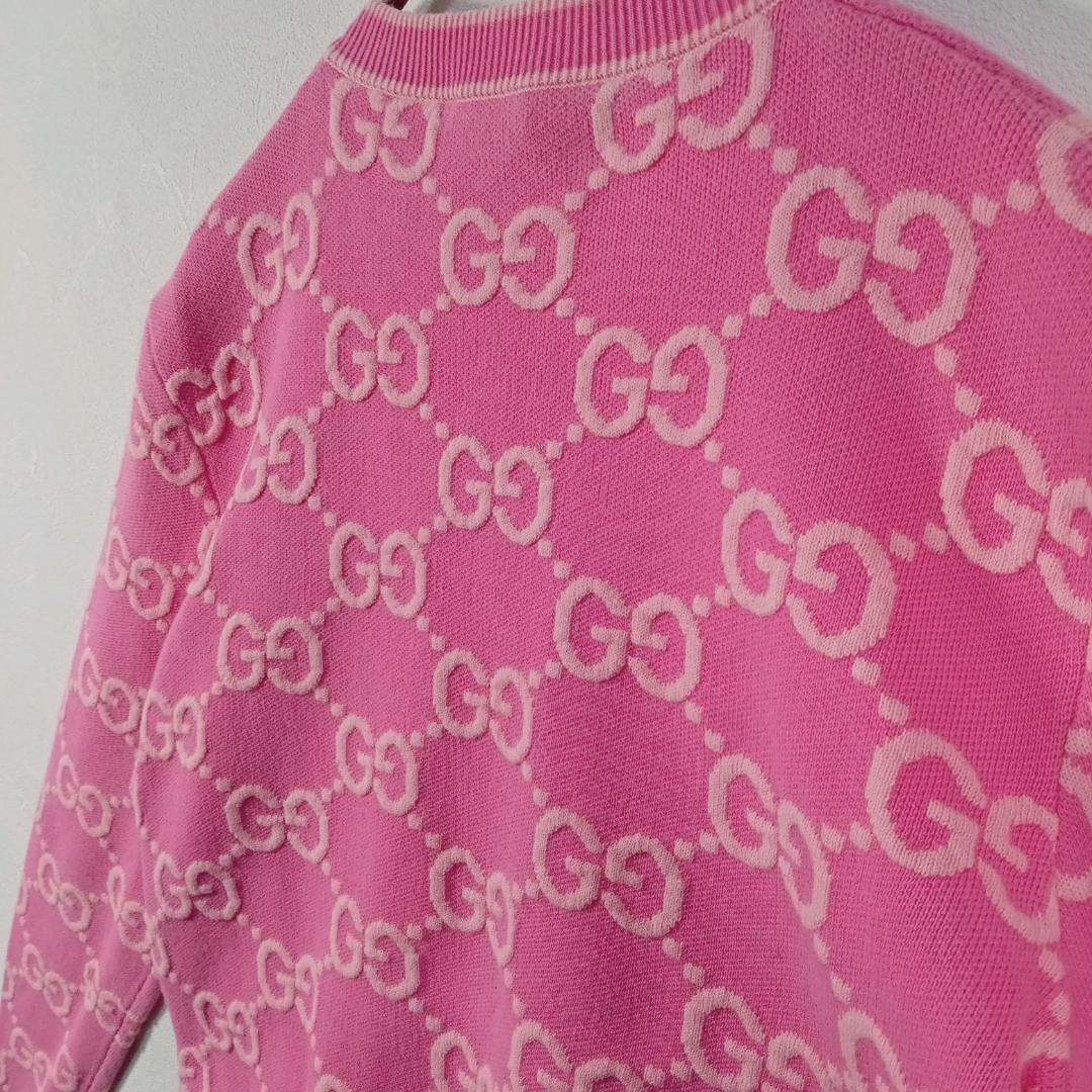 GUCCI GG コットンジャカードカーディガン S（165/88Y）
