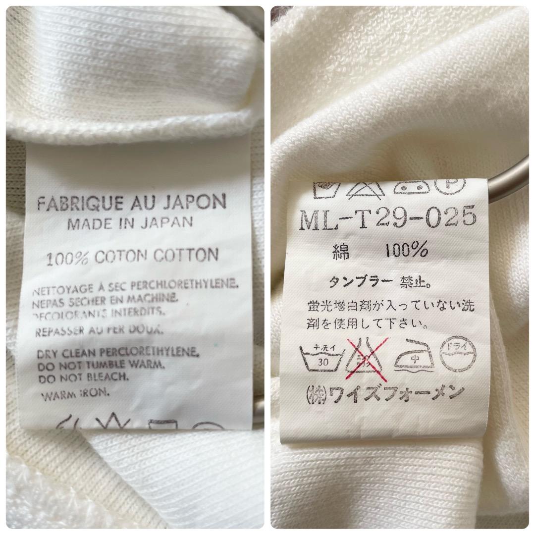 Y's for men パイル地 長袖 Tシャツ 白 ヨウジヤマモト 90s