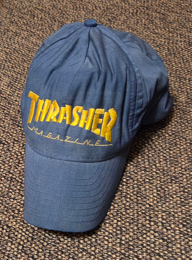 80's-90's ヴィンテージ THRASHER CAP NAVY