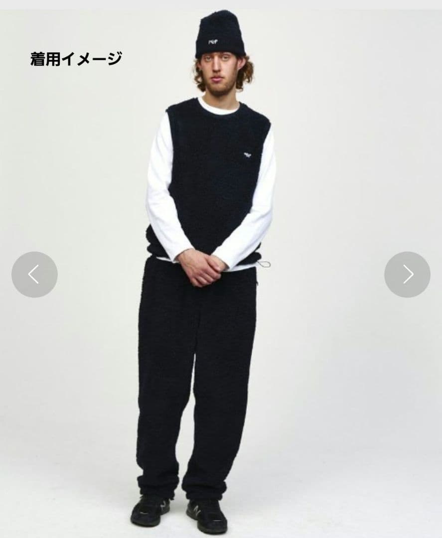 POP TRADING COMPANY フリース ベスト ボア