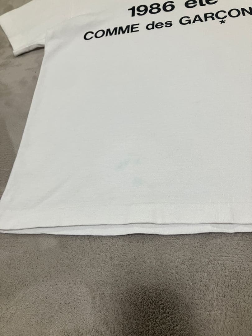 COMME des GARÇONS 1986 été Tシャツ M ホワイト