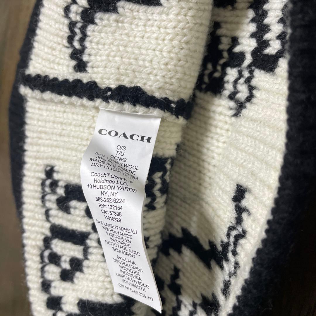 完売品　COACH レキシー　ニット帽　コーチ　メンズ　レディース　ノベルティ付