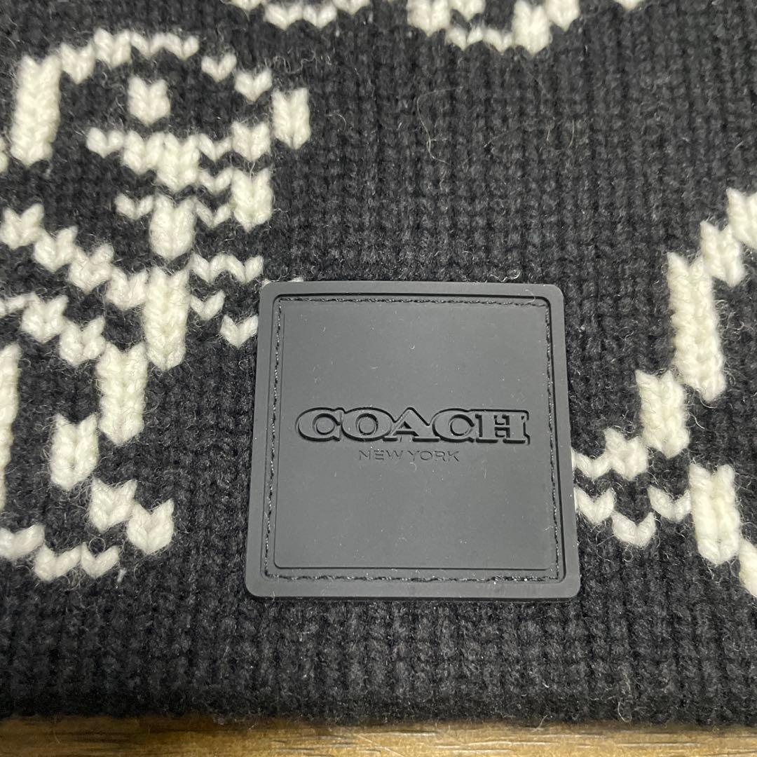 完売品　COACH レキシー　ニット帽　コーチ　メンズ　レディース　ノベルティ付
