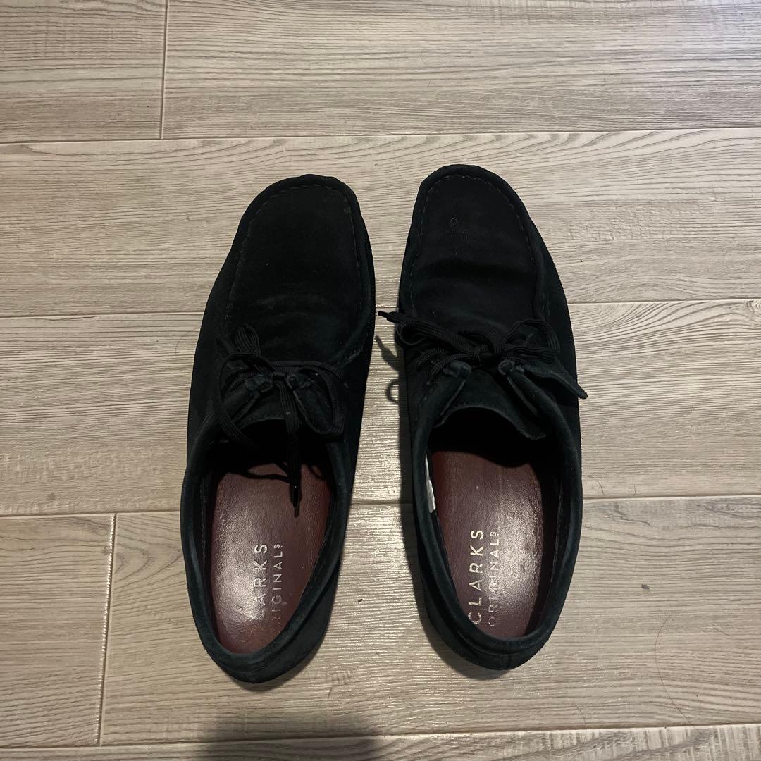 Clarks クラークス ワラビー ゴアテックス 黒 スエード UK9 27cm