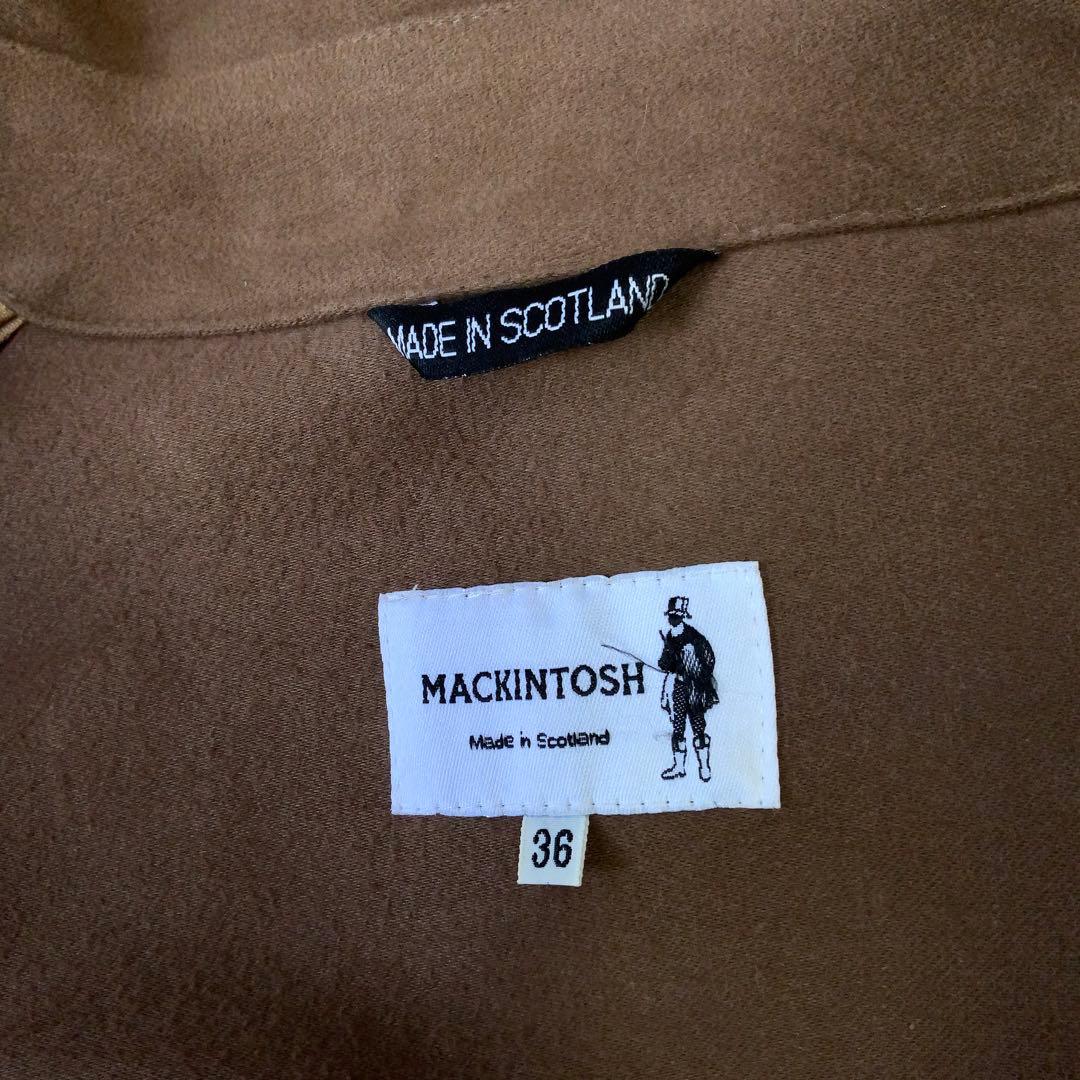 MACKINTOSHマッキントッシュ ダッフルコート36英国製モールスキン 茶色