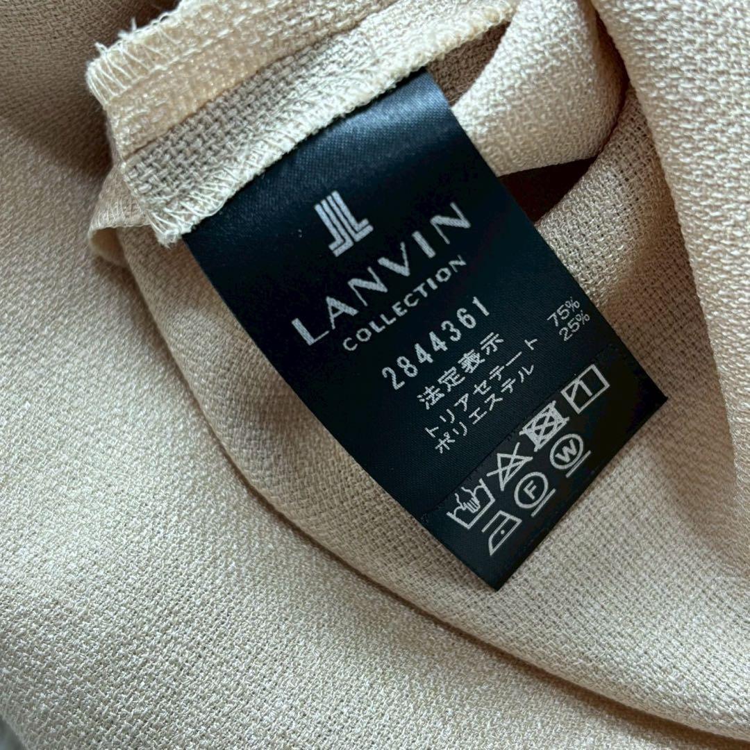 【新品タグ付き】LANVIN COLLECTION ワンピース　フリル　40