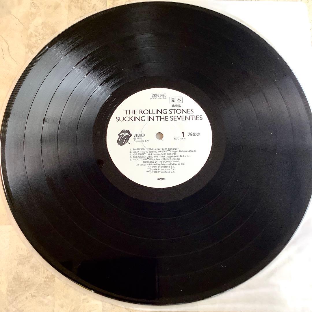 激レア非売品! レコード新品未使用! 1981年 ストーンズ サッキング70s