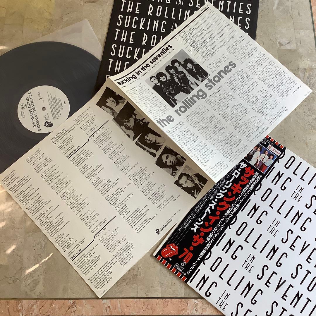 激レア非売品! レコード新品未使用! 1981年 ストーンズ サッキング70s