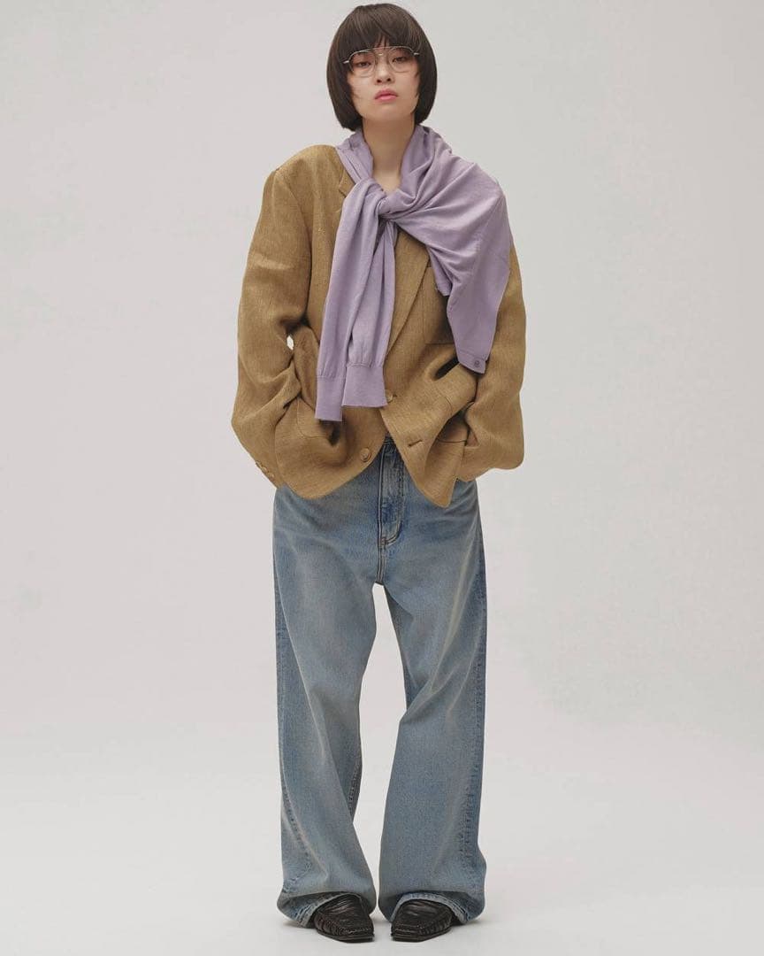 【新品未使用】Todayful Boyfriend Linen Jacket38