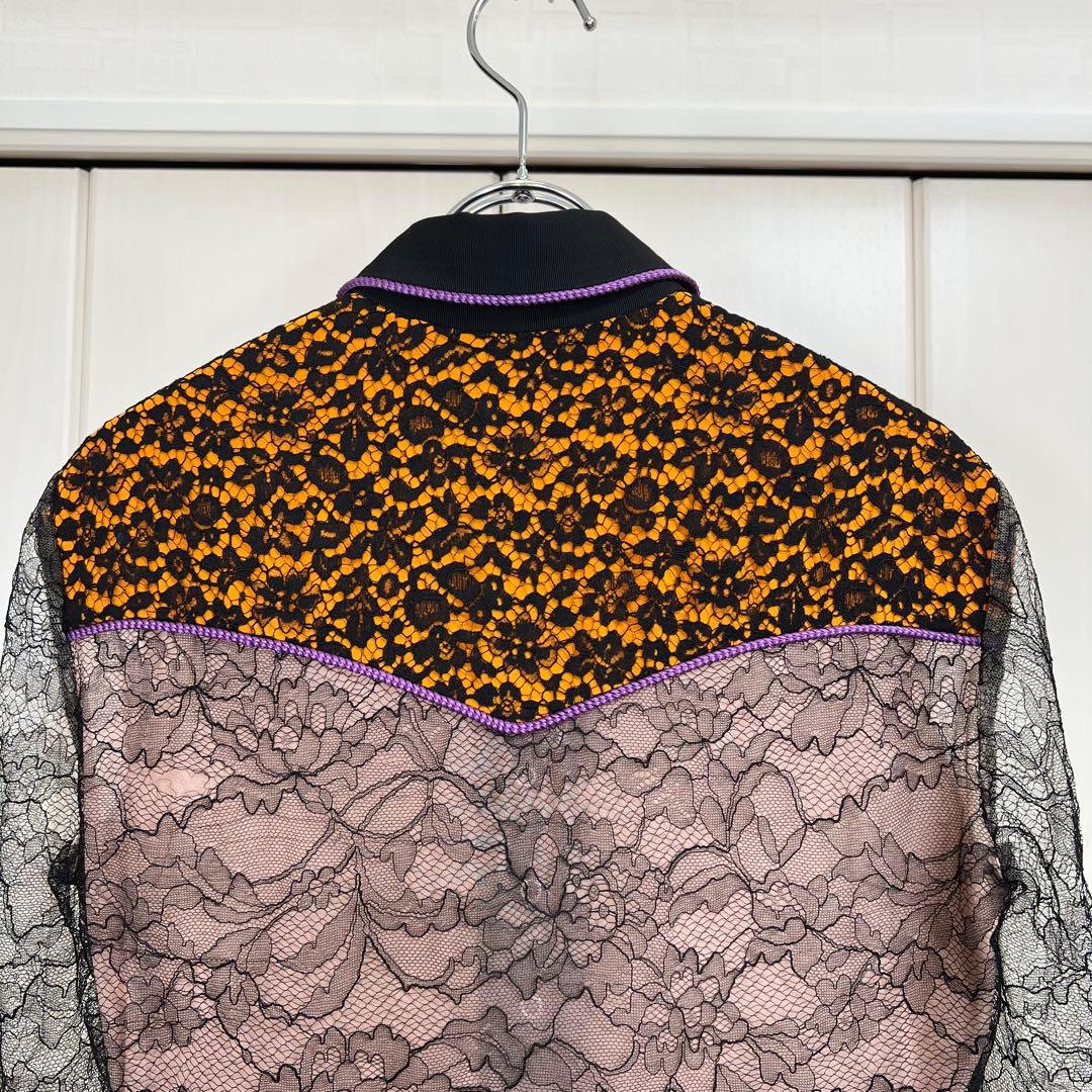 GUCCI Resort 2016 レース ウエスタン ドレス ミケーレ 38
