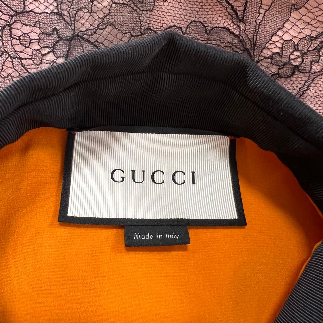 GUCCI Resort 2016 レース ウエスタン ドレス ミケーレ 38