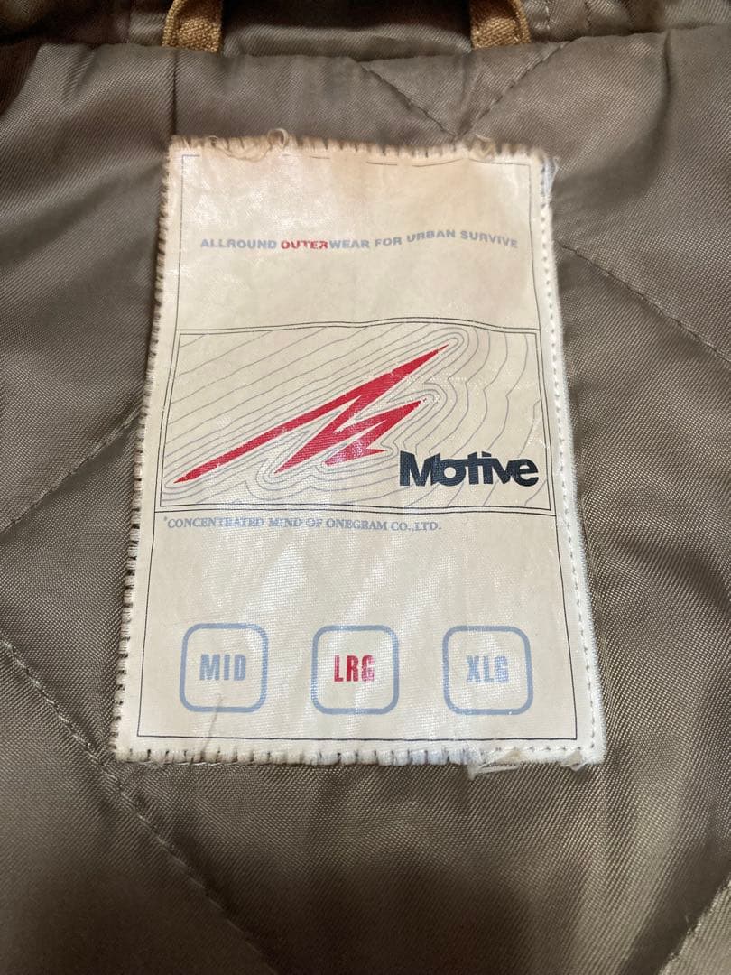 00s〜 MOTIVE モーティブ フライトコート ミリタリー　モッズ
