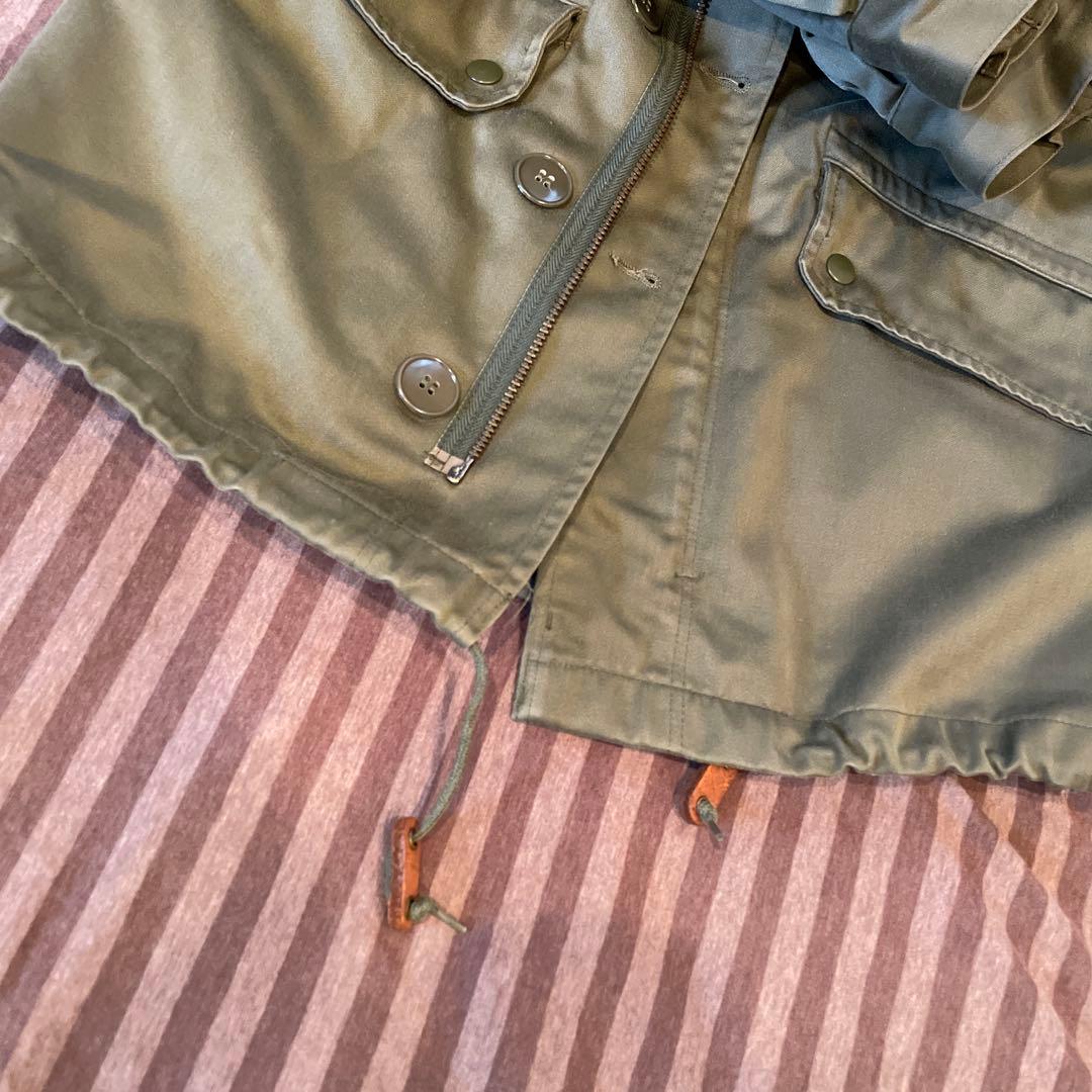 M64　フランス軍モッズコート　ライナー付　XS相当　美品