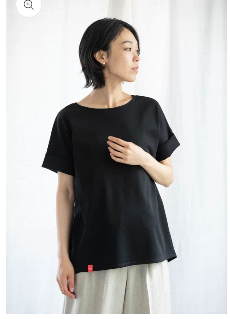 no-bu 新感覚ノーブラＴシャツ ブラック