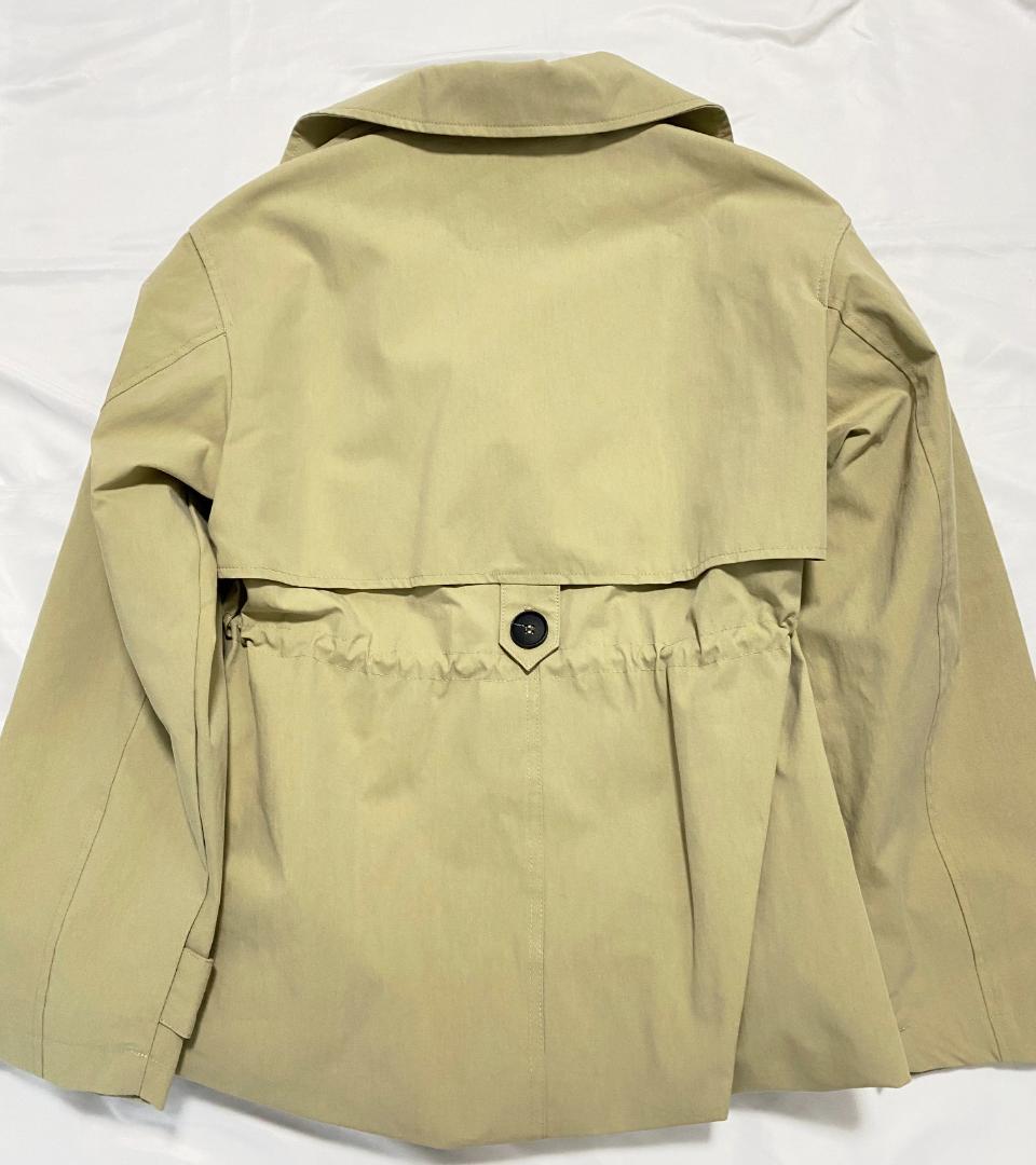 新品 ZARA 調節可能なウエスト ショートトレンチコート XS