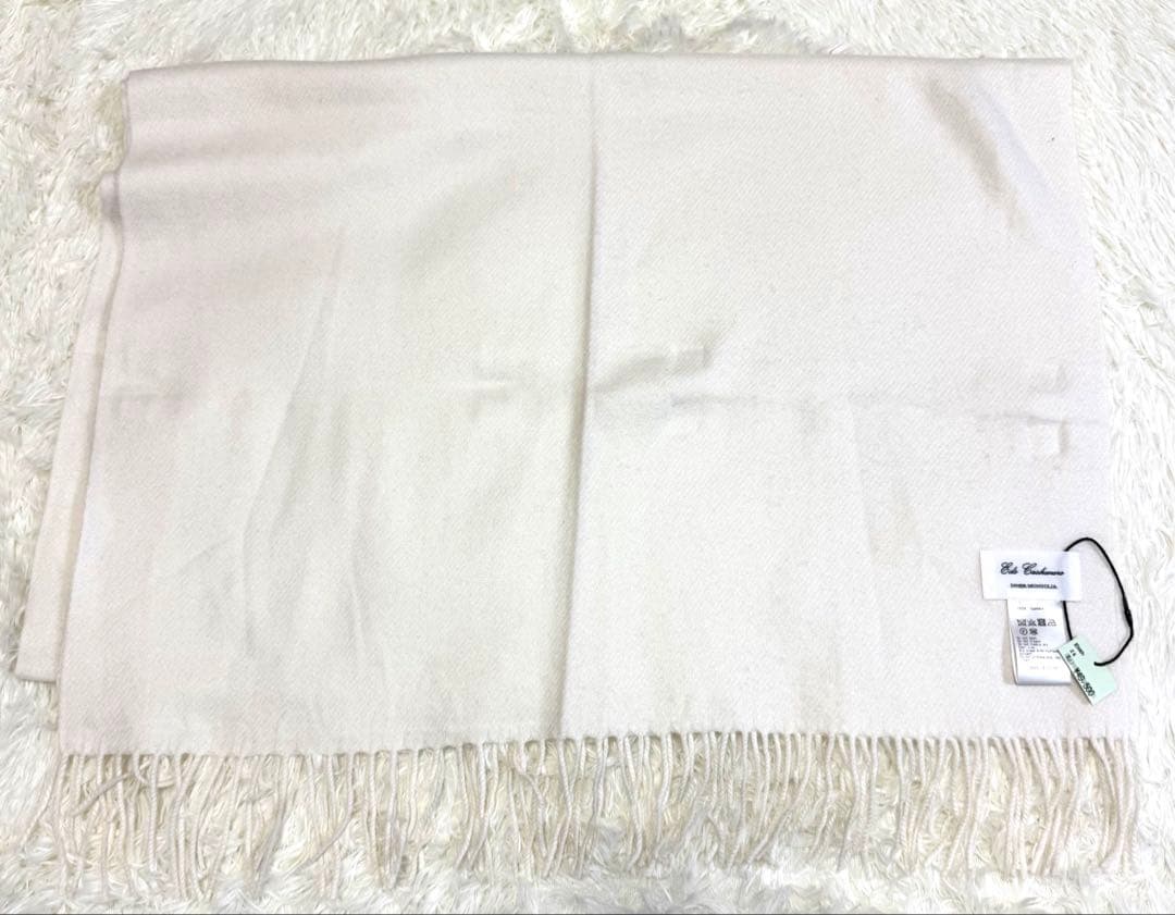 未使用タグ付カシミヤ100%大判ストールEdsCashmere定価49,500円