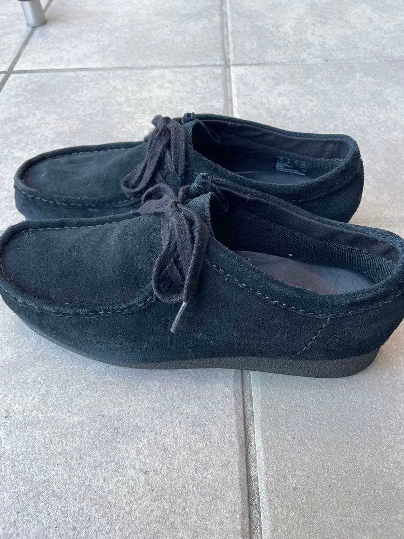 26.5cm Clarks Wallabees ブラック WP