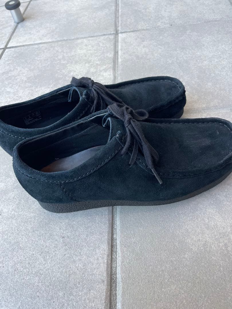 26.5cm Clarks Wallabees ブラック WP