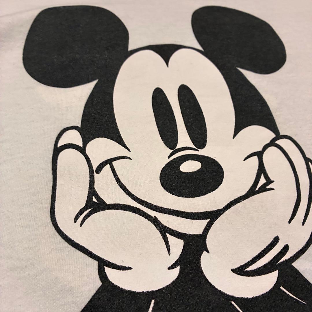 90S Mickey & Co 青パン ミッキーDisneyヴィンテージTシャツ