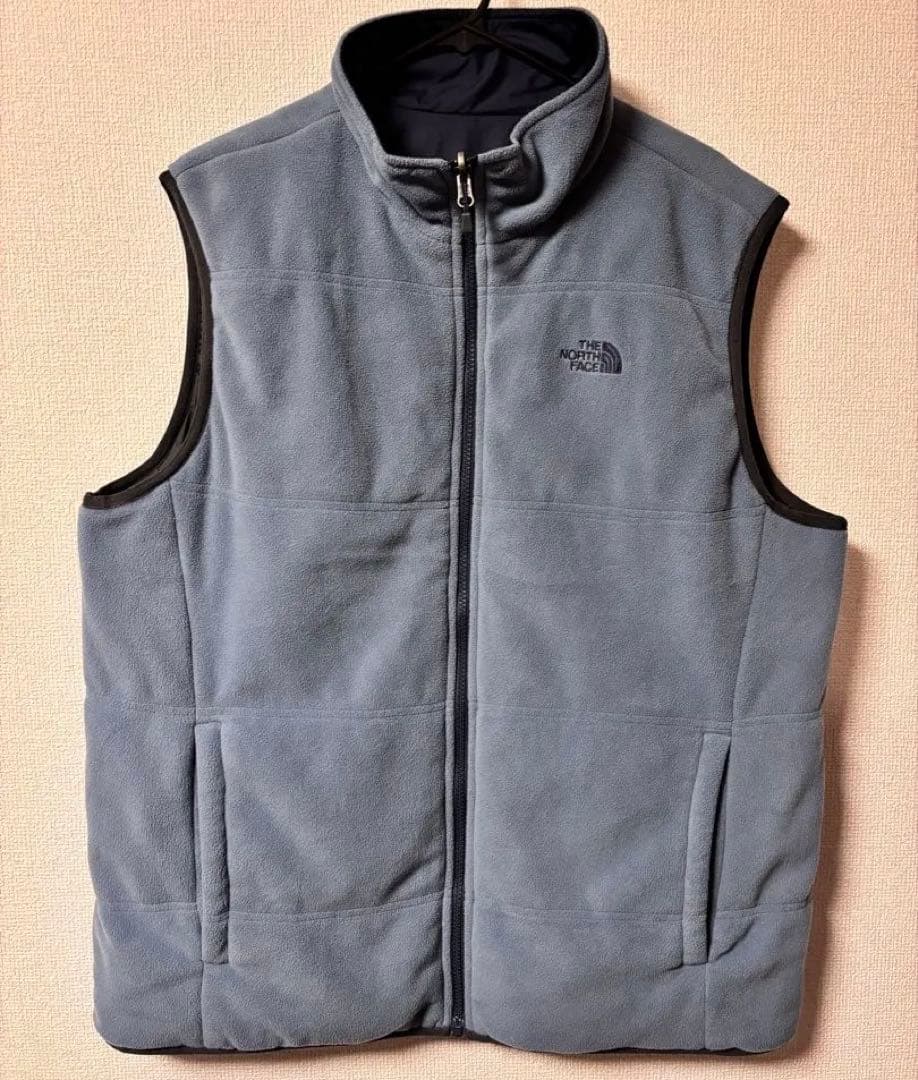 【リバーシブル】THE NORTH FACE ナイロンフリースベスト