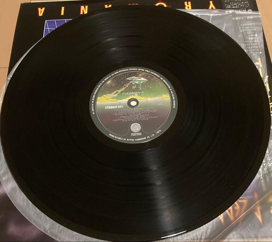 DEF LEPPARD PYROMANIA LP レコード