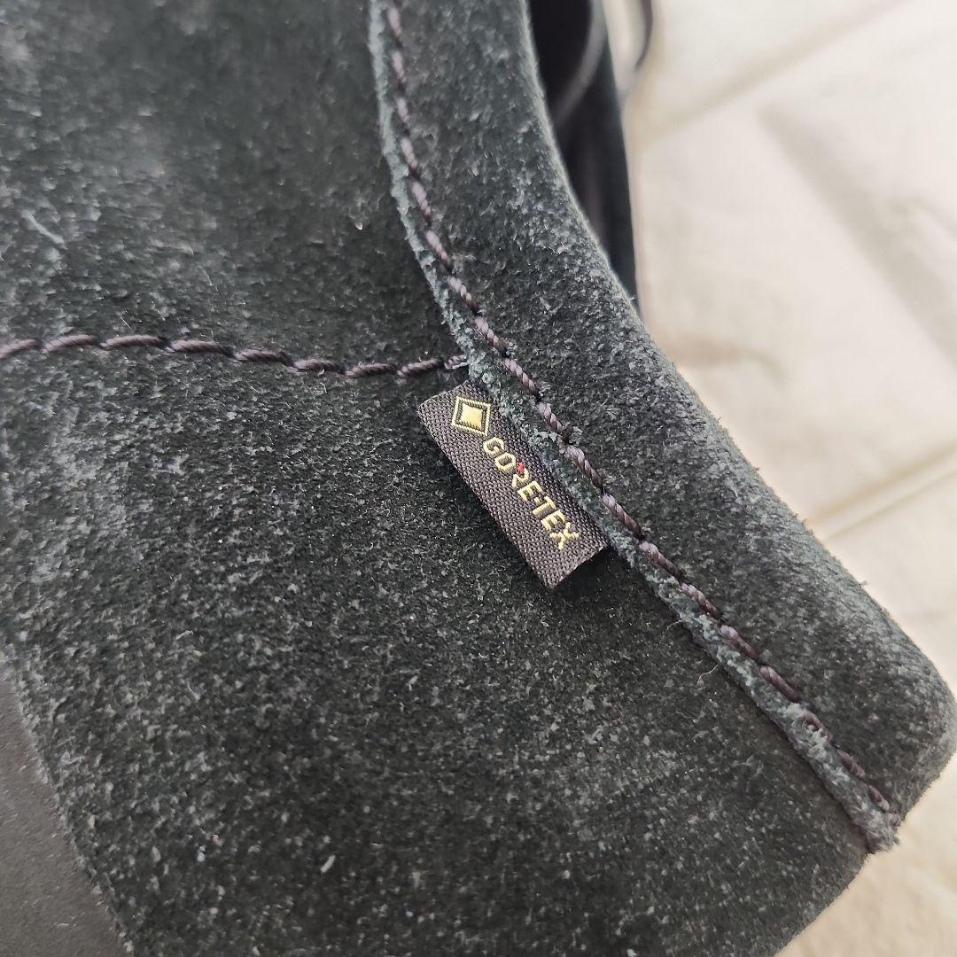 【訳あり】クラークス　GORE-TEX　スエード　ブラック　ビブラムソール