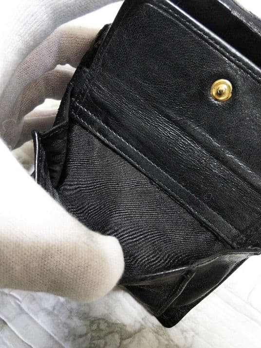 【綺麗】シャネル キャビア ココマーク 三つ折り財布