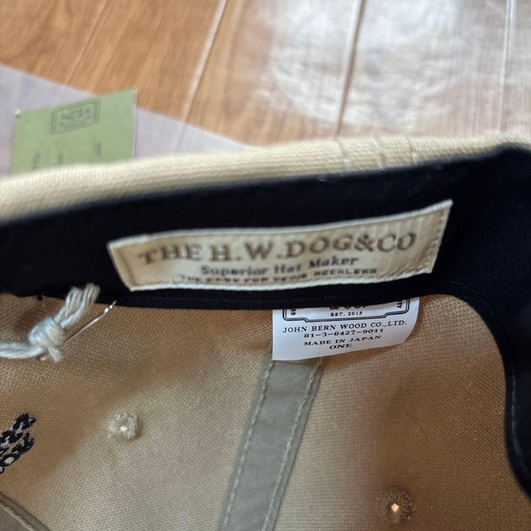 THE H.W.DOG&CO MID PROFILE CAP Beige 新品