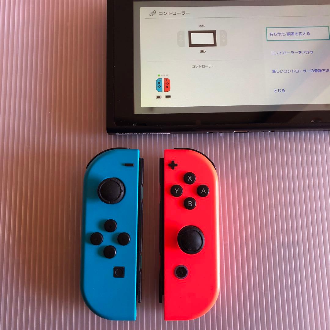 起動確認済初期化済 Nintendo Switch本体 バッテリー強化板2020
