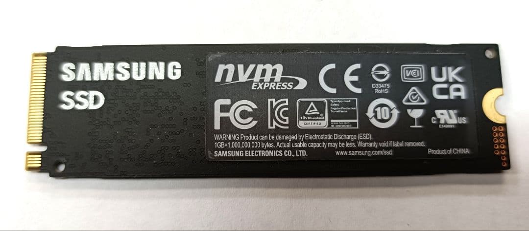W*)様 Samsung 980 PRO 1TB NVMe M.2 SSD