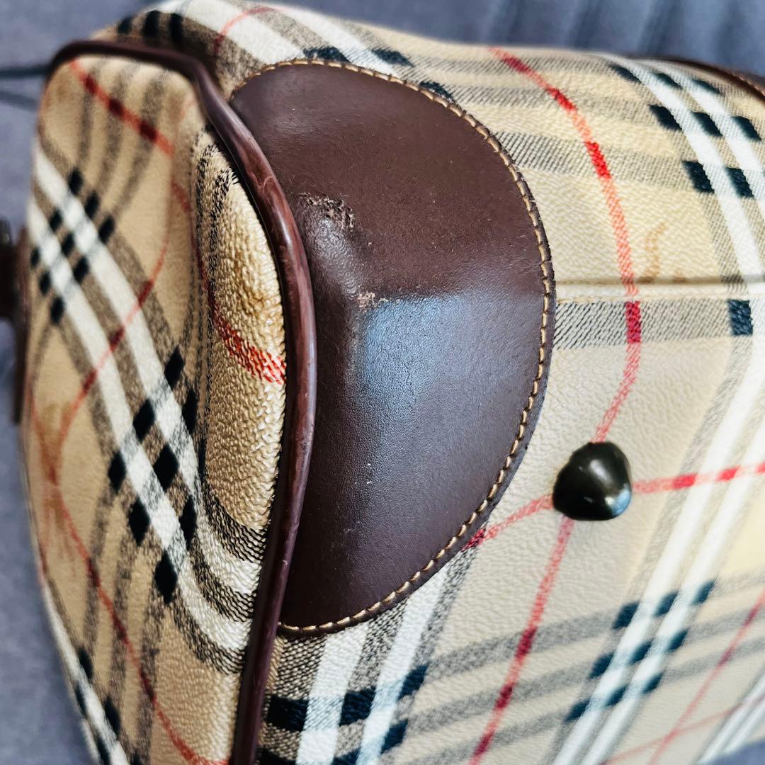BURBERRY　バーバリー　2way ボストンバック　大容量　ノバチェック