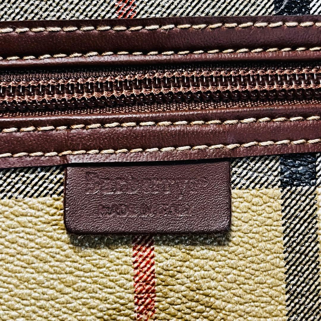 BURBERRY　バーバリー　2way ボストンバック　大容量　ノバチェック