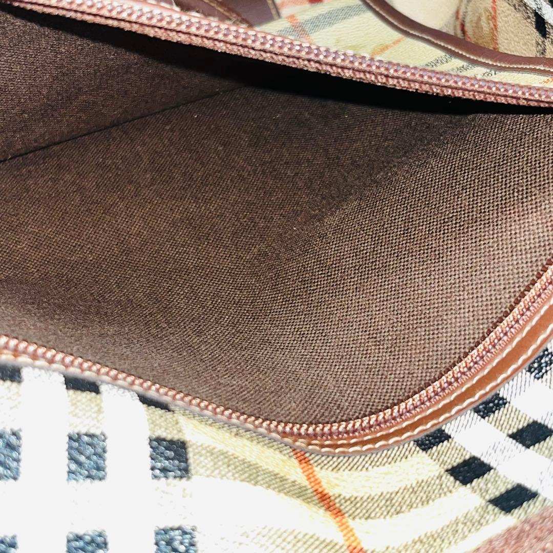 BURBERRY　バーバリー　2way ボストンバック　大容量　ノバチェック