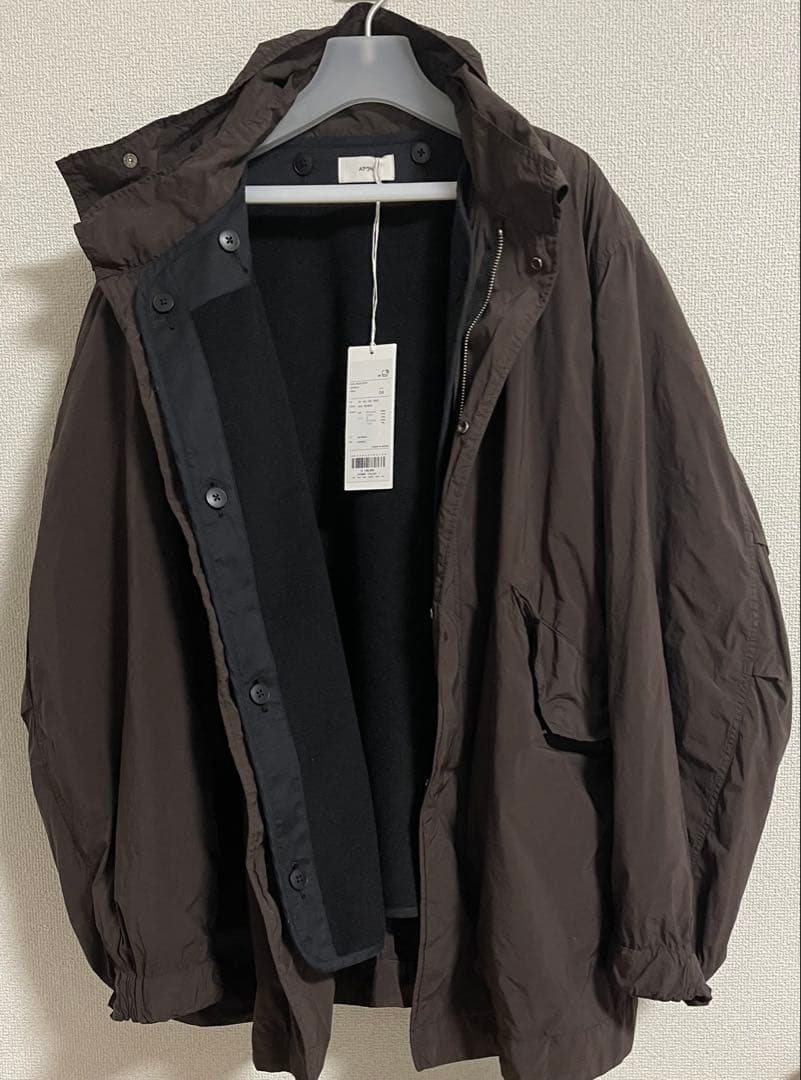 ATON AIR WEATHER ショートモッズコート 4