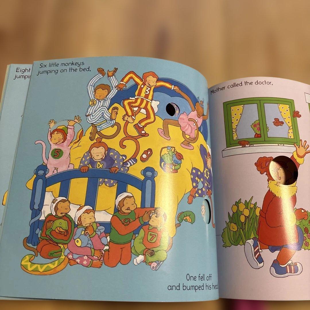 英語絵本9冊　Ten Little Monkeys 他Child's Play