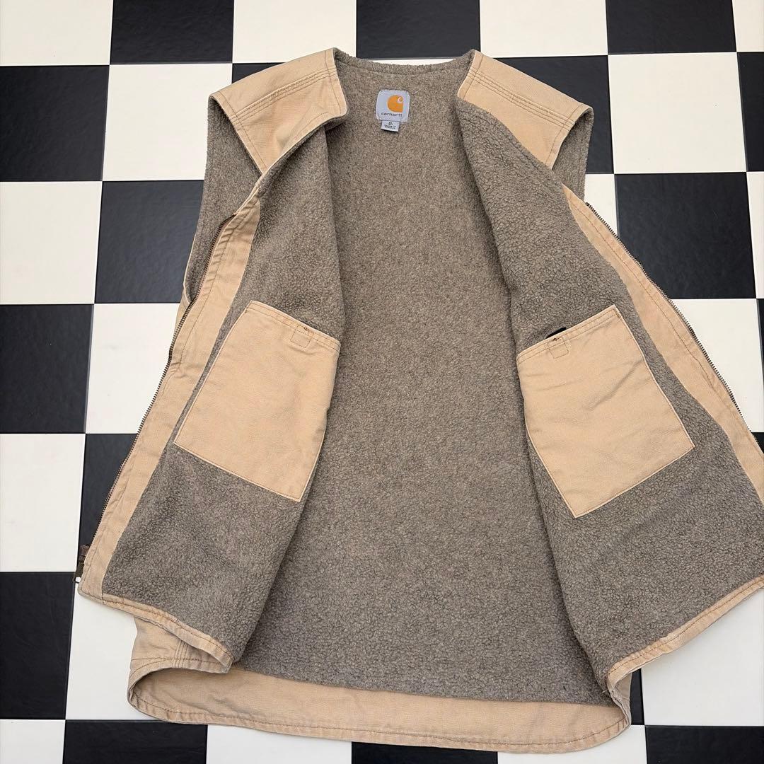 Carhartt ベージュ ボアベスト XL TALL カーハート