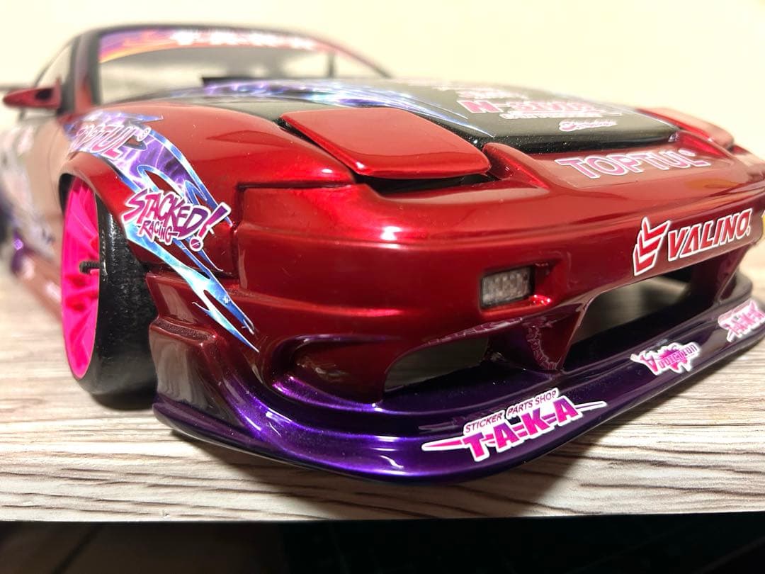 ラジドリ 1/10 パンドラ180SX ボディ中村直樹風 ホイールも付けます。