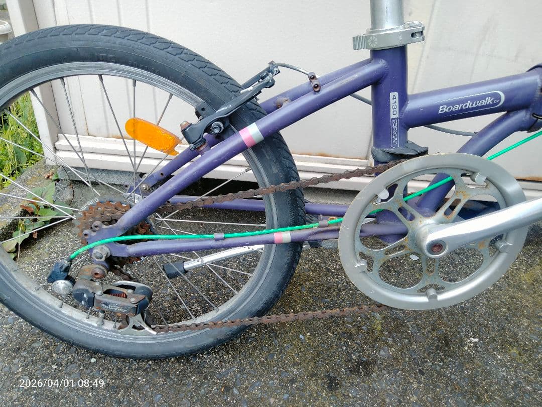 Dahon ダホンBoardwalkD7 パープルの折りたたみ自転車-20インチ