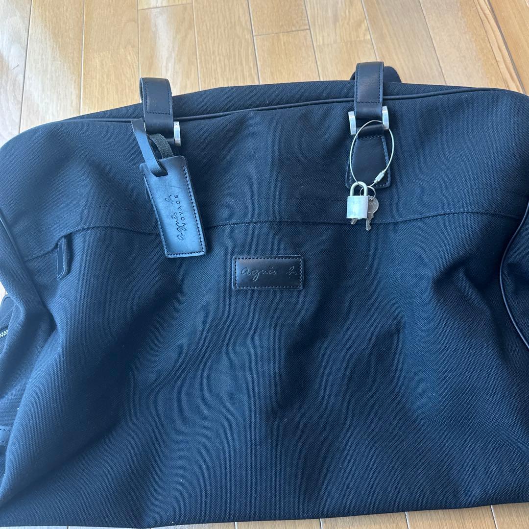 agnes b. 2way ボストンバ ッグ黒　nico