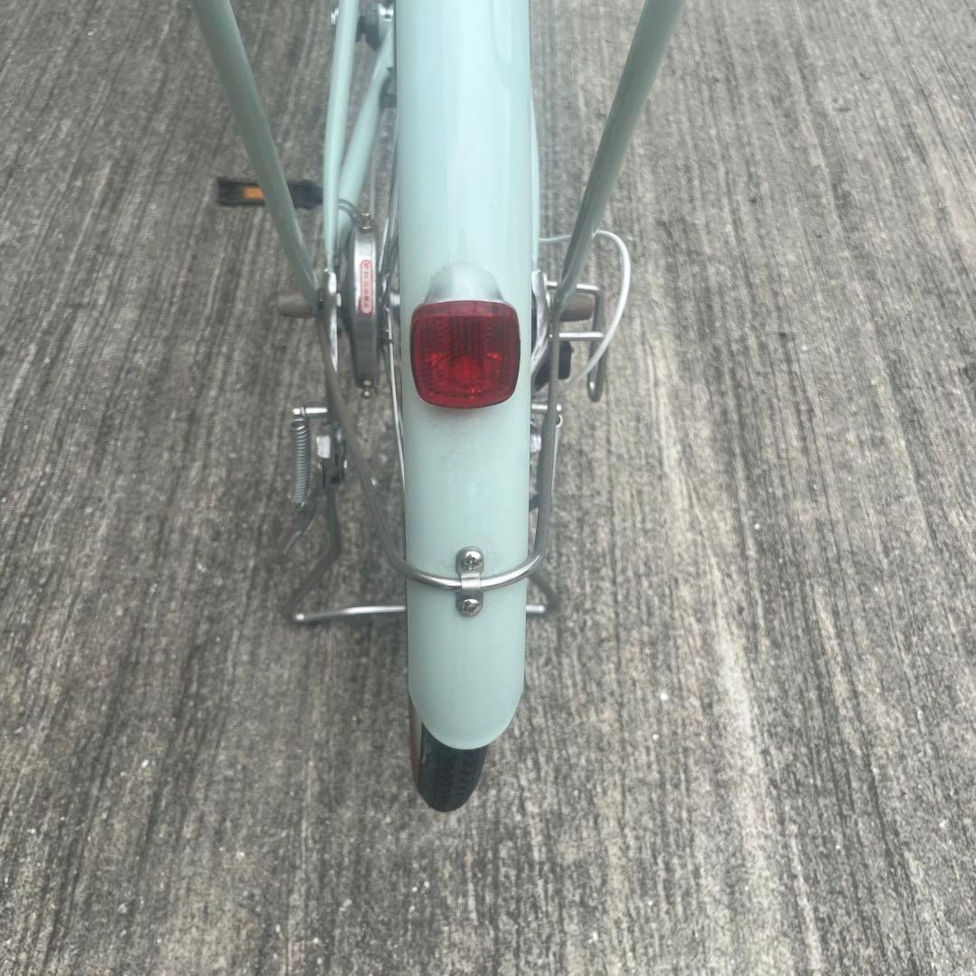 専用ページ 【美品】子供用自転車 26インチ ミントグリーン 前面バスケット