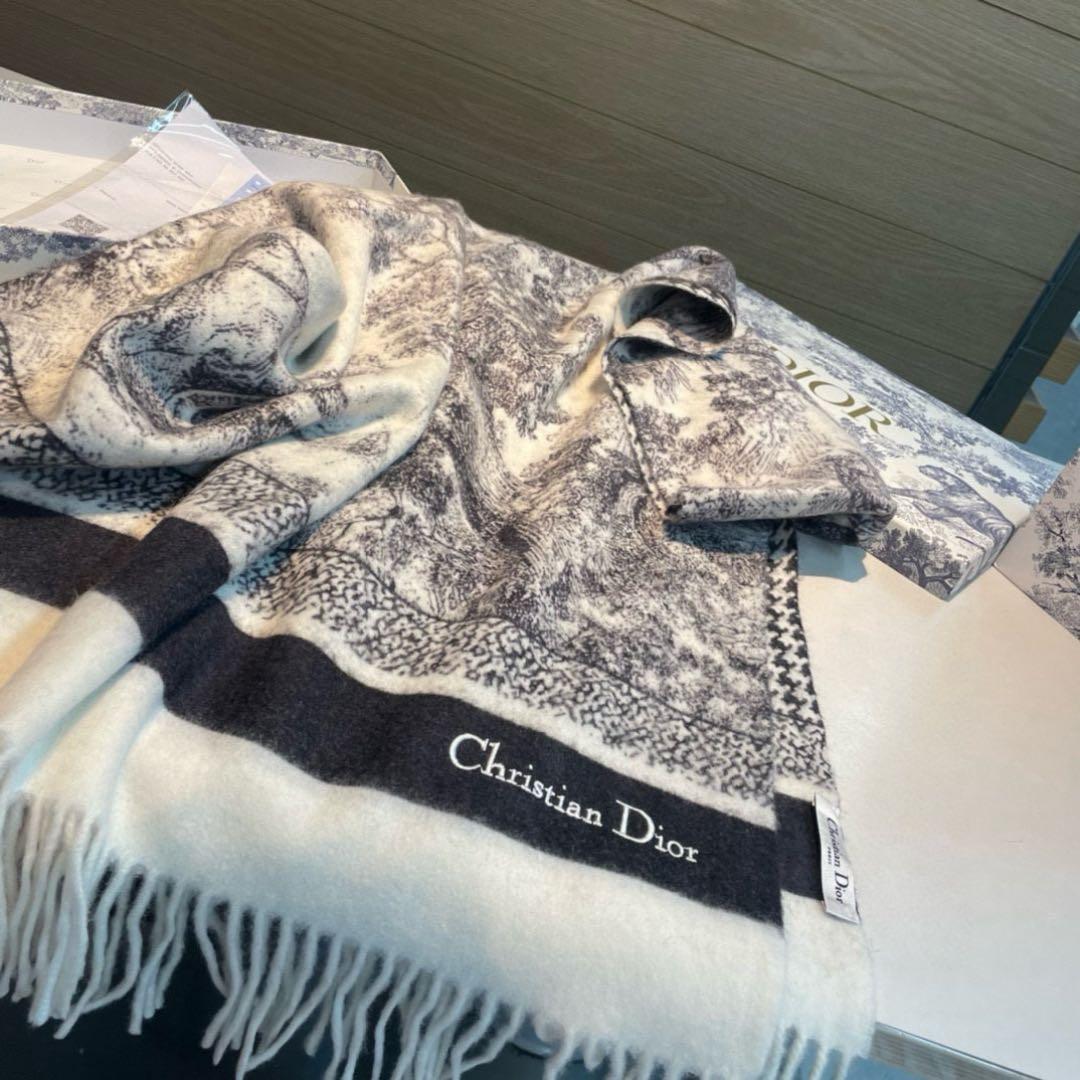 Christian Dior トワル・ド・ジュイ マフラー